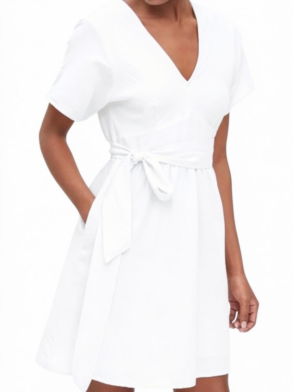 NEW GAP Kimono Sleeve Linen Blend Dress Size 12